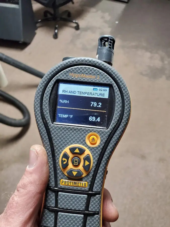 Moisture meter humidity assessment for Fire & Smoke Damage Restoration in La Habra